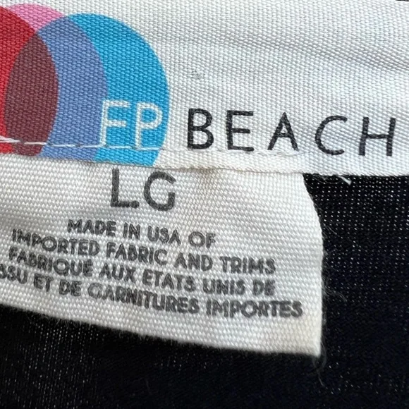 FREE PEOPLE BLACK MINI DRESS - Picture 3 of 3